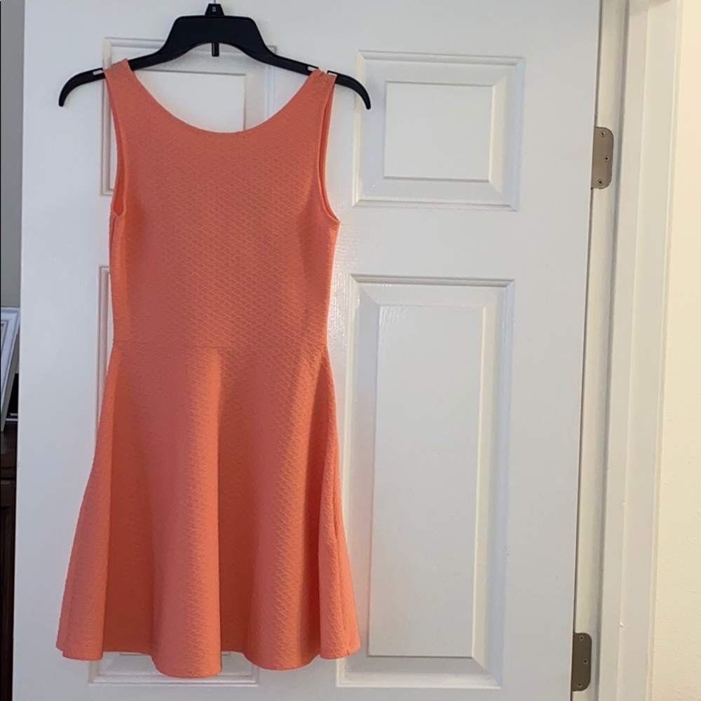 Coral summer dress